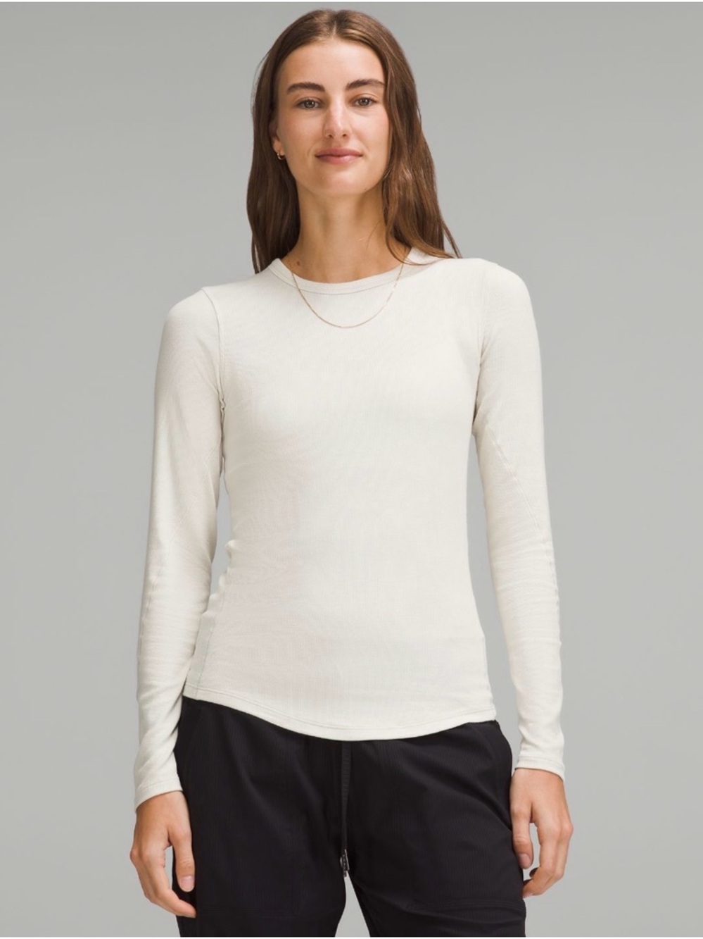 Lululemon NWT Hold Tight Long-Sleeve Shirt
Bone